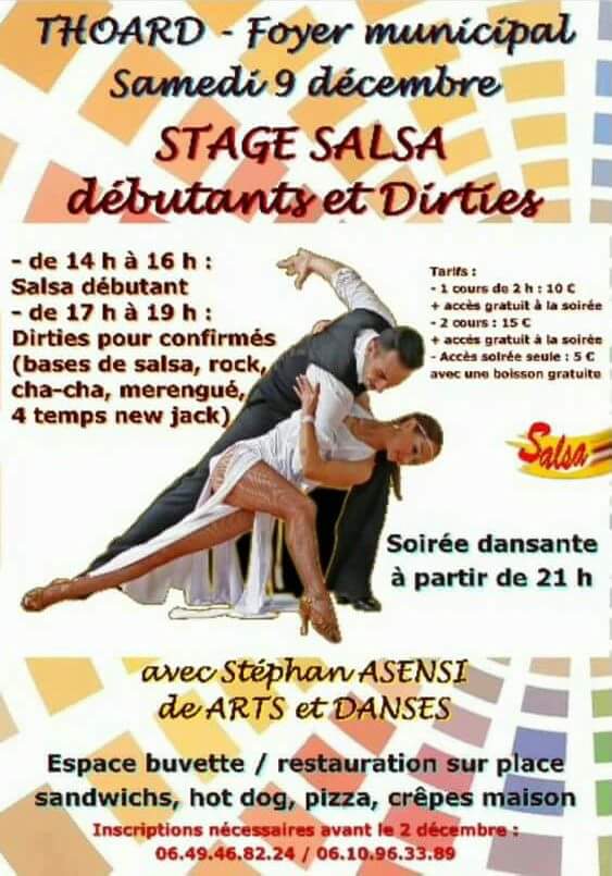 Stages et Soirée Salsa - Thoard