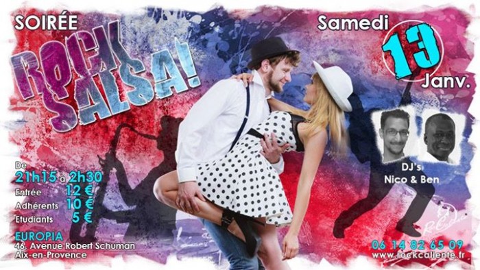 Soirée Rock-Salsa - Aix en Provence